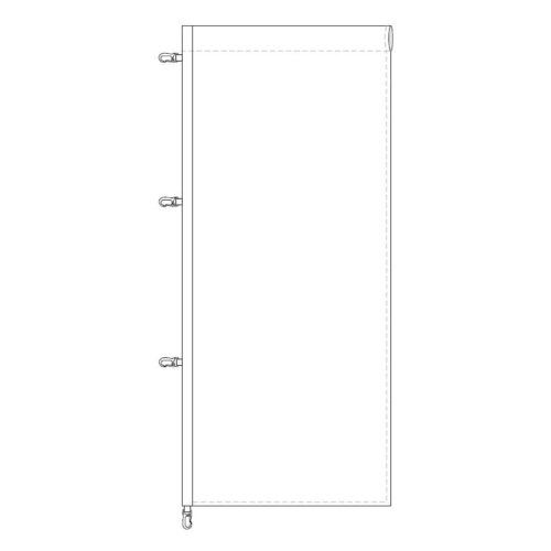 Carabiner flag + open tunnel