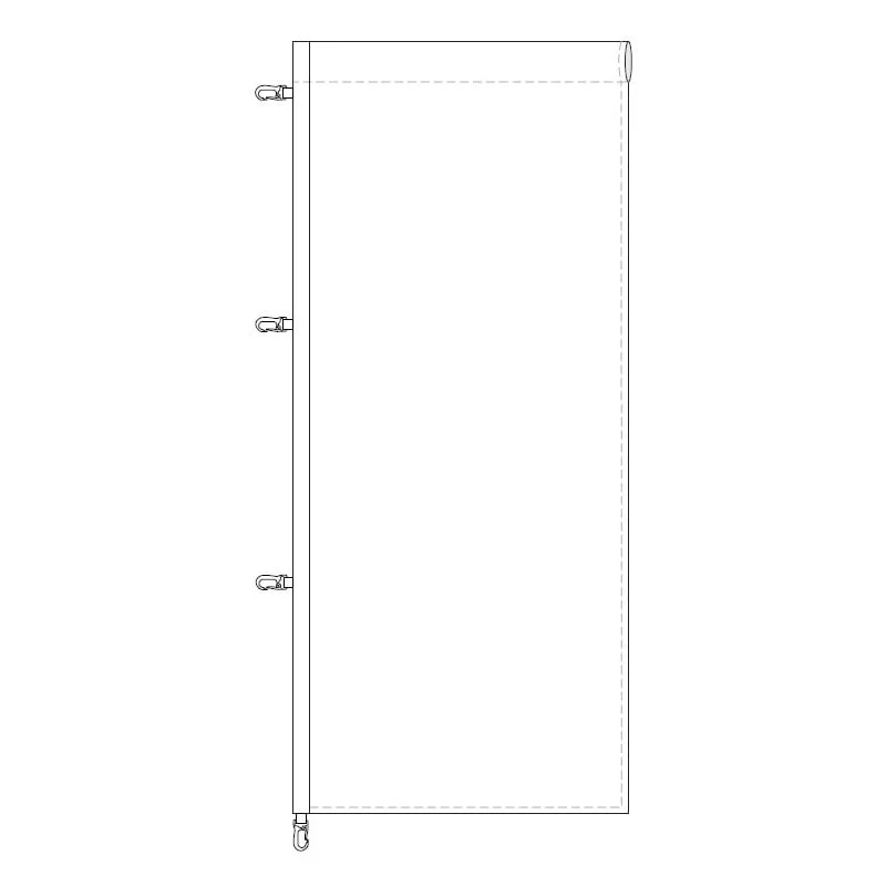 Carabiner flag + open tunnel