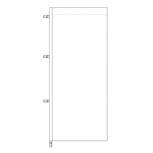 Carabiner flag + closed tunnel
