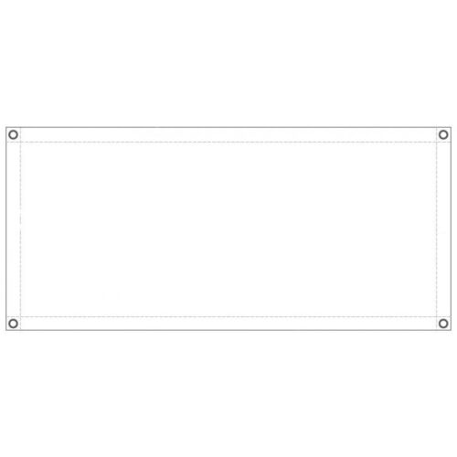 Banner eyelets in the corners