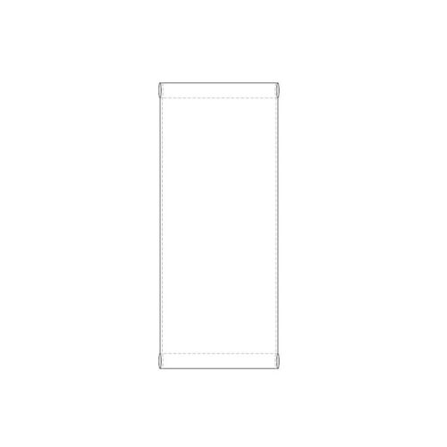 Tunnel flag 4 cm top/bottom