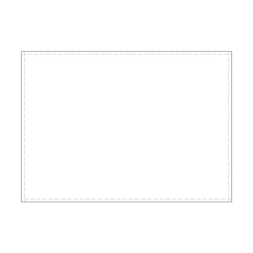 The poster is sewn around