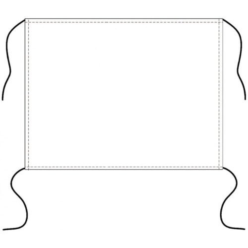 Fan flag with strings